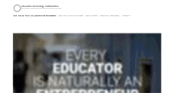 Desktop Screenshot of edtechcollaborative.org